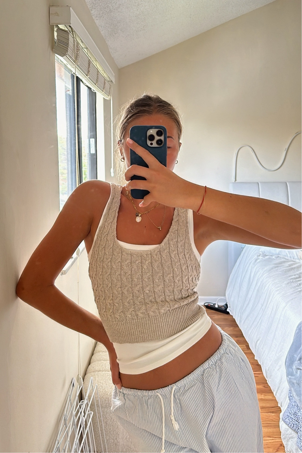 🩵☁️
Top- ZARA 
Bottoms- BRANDY MELVILLE