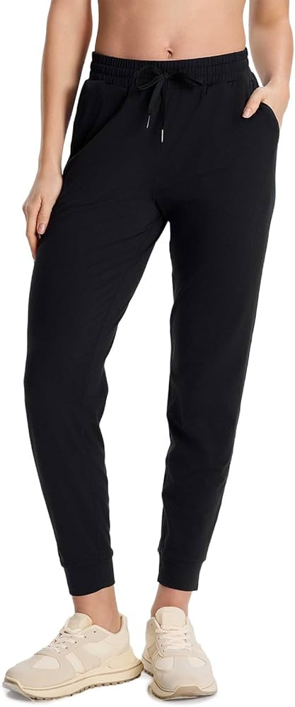 Yogipace Women's Petite/Regular/Tall Ultra Soft Performance Joggers with Pockets Lounge Travel Yo... | Amazon (US)