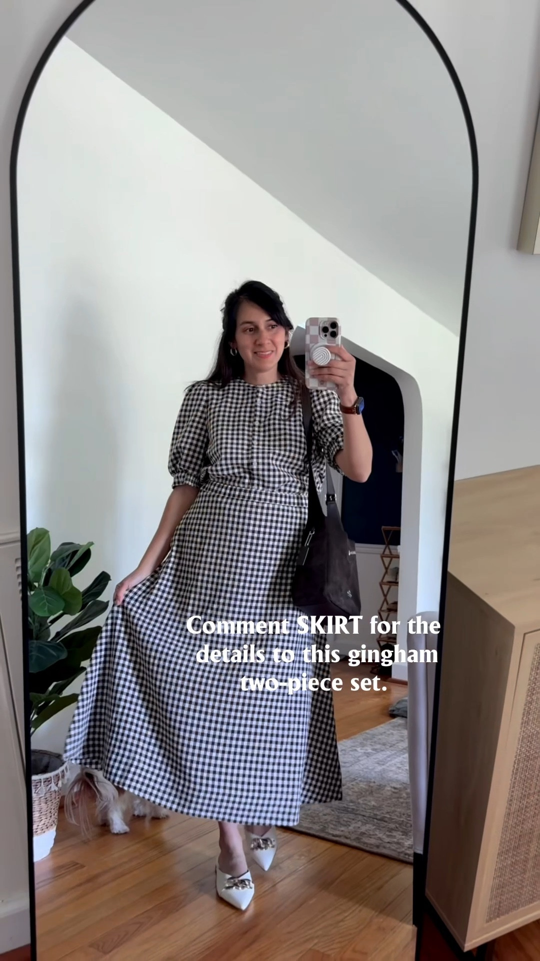 Workwear idea!!

This lightweight gingham top paired with a gingham skirt. 

Save this for your next easy spring work outfit

#LTKSeasonal #LTKOver40 #LTKWorkwear