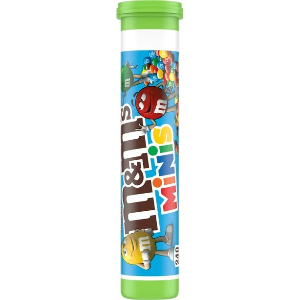 M&M's Minis Milk Chocolate Candy - 1.77 oz Mega Tube | Walmart (US)