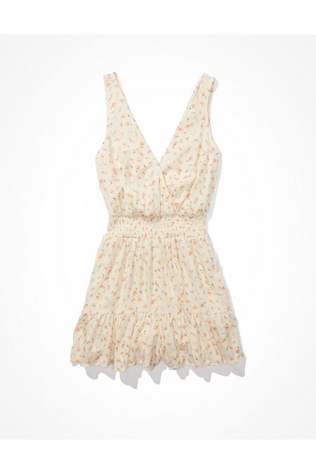 AE Floral Ruffled Romper | American Eagle Outfitters (US & CA)