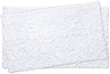 Laura Ashley 2-Piece Butter Chenille Bath Mat Set,17x24/20x34 White | Amazon (US)