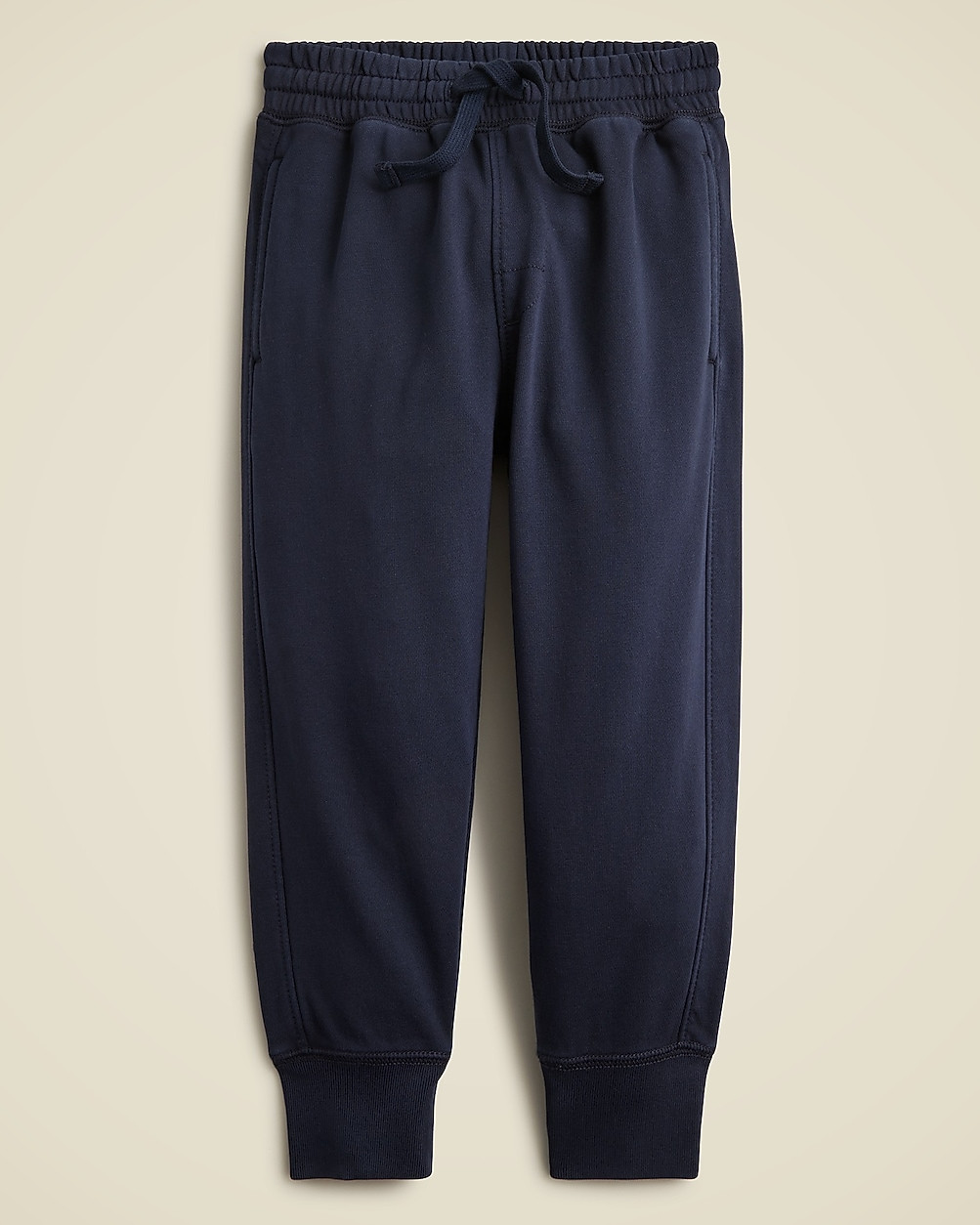 Kids' garment-dyed slim-slouchy jogger pant in terry | J. Crew US