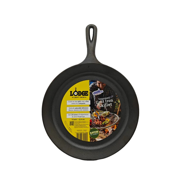 Lodge Cast Iron Savor the Outdoors 9" Seasoned Fry Pan | Walmart (US)