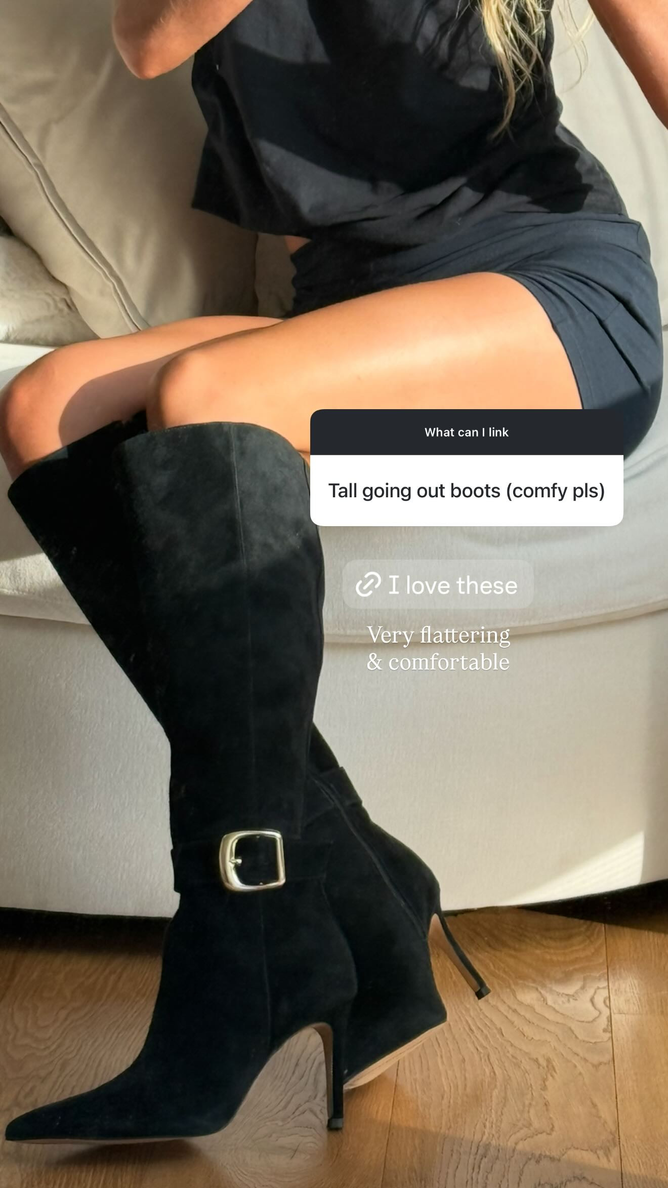 Tall going out boots - so comfy! 

 #LTKSeasonal #LTKStyleTip #LTKShoeCrush