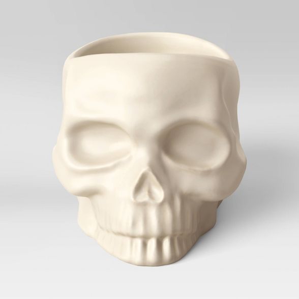 Skull Pillar Holder Ivory - Threshold&#8482; | Target