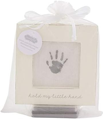 Mud Pie White Hand and Foot Print Frame | Amazon (US)