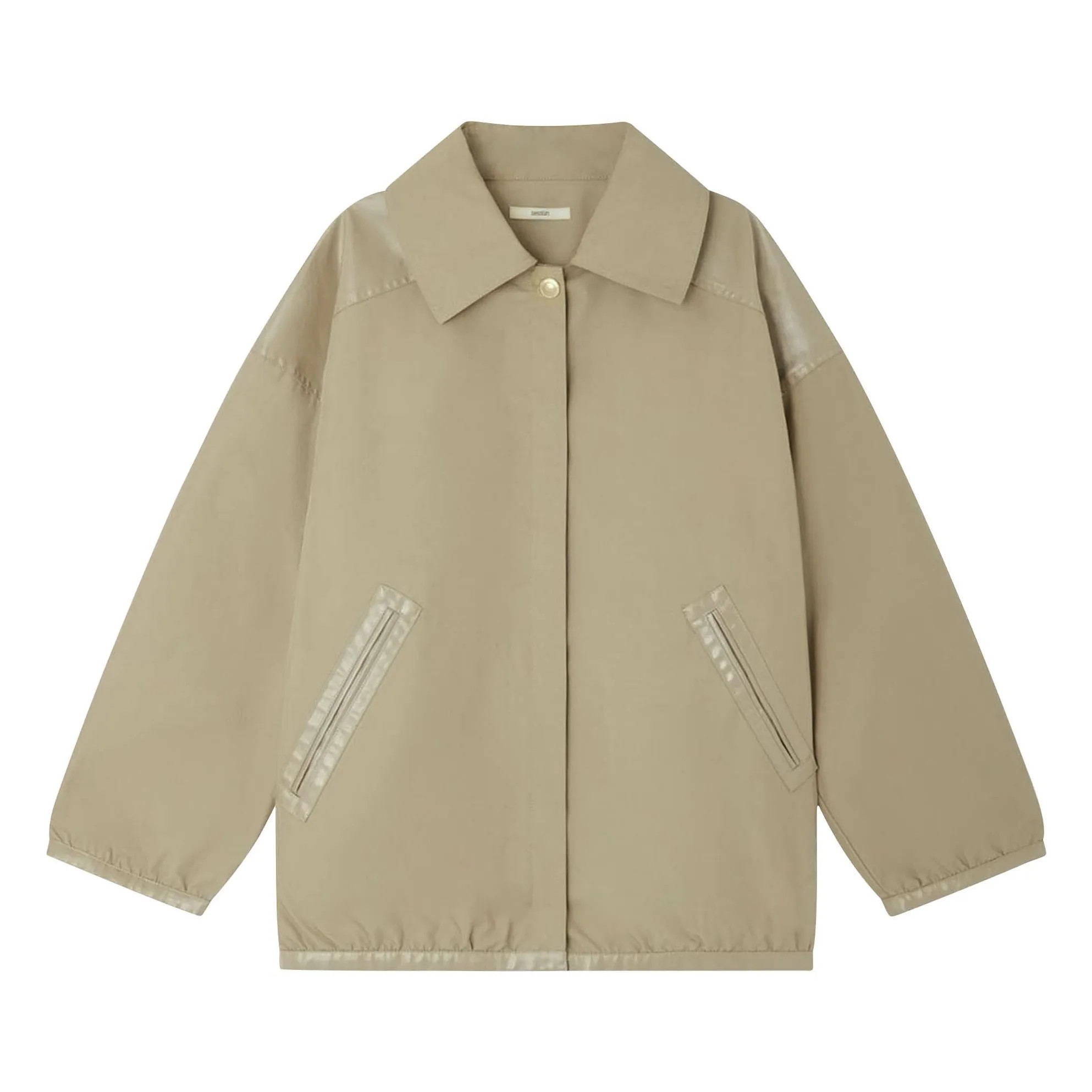 Worky Organic Cotton Jacket | Beige | Smallable