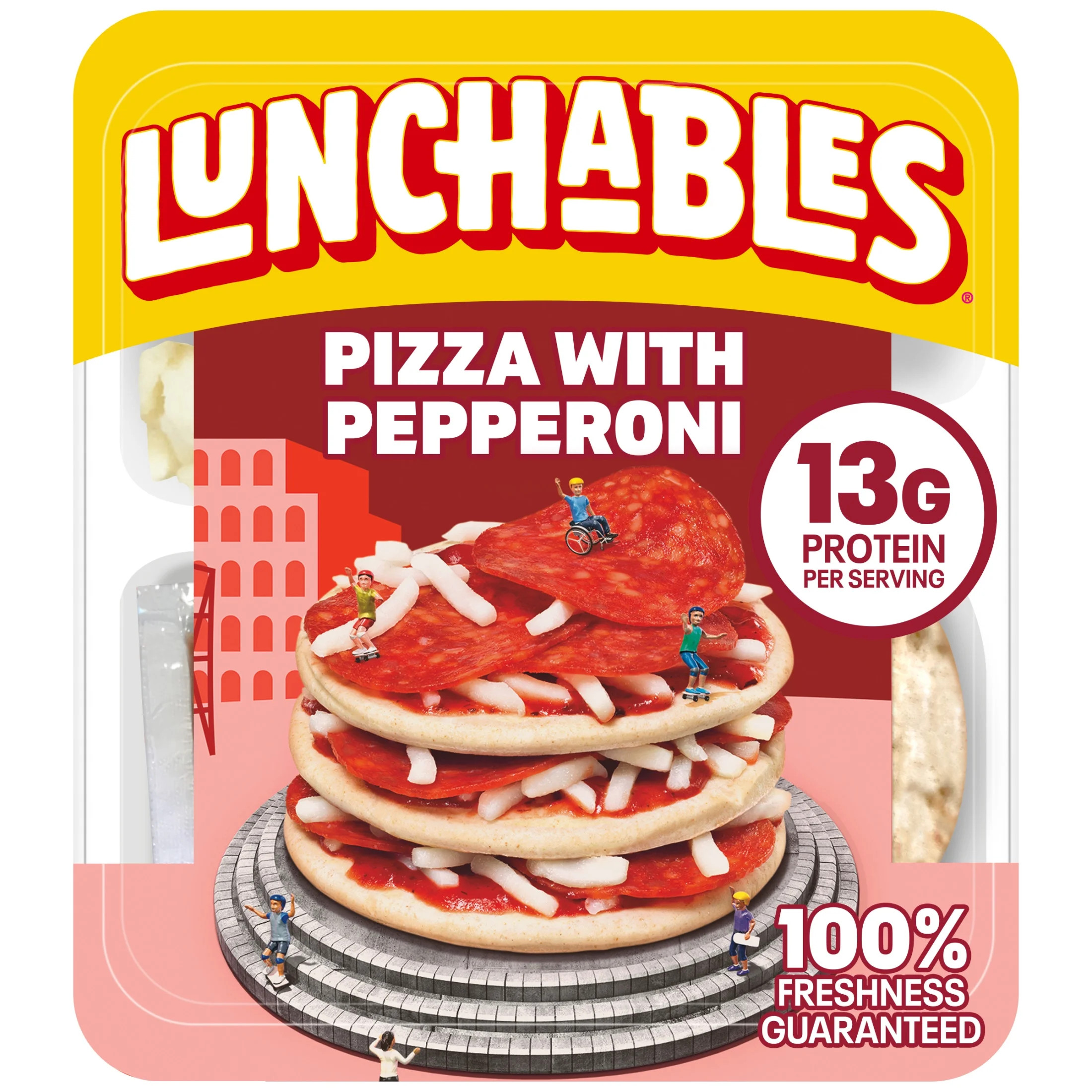 Lunchables Pizza with Pepperoni Kids Lunch Snack, 4.3 oz Tray | Walmart (US)