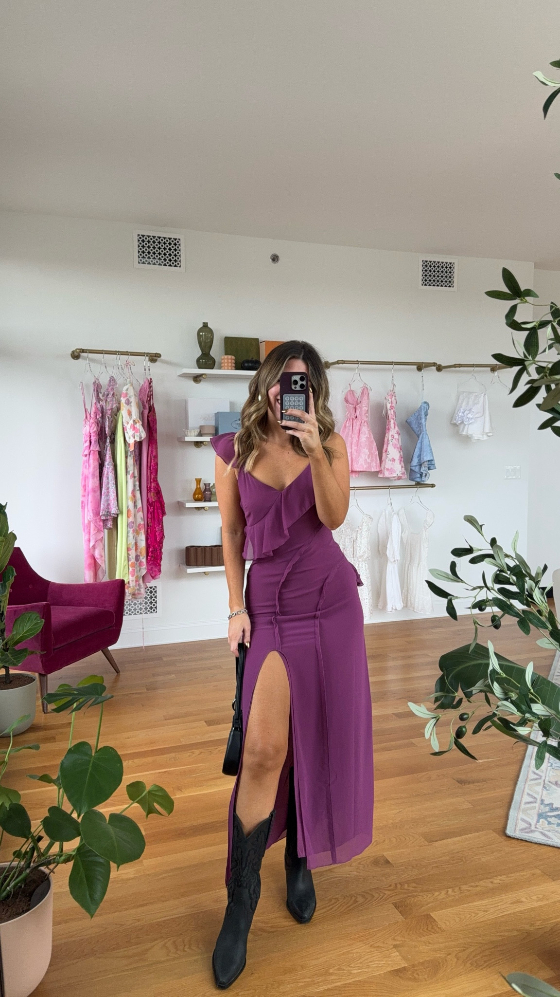 purple bridesmaid dresses with cowboy boots SHORT CAMO Bridesmaid Sleeveless with V-neck SIZES 2 to 16 – Weddings in  Camo main image 1