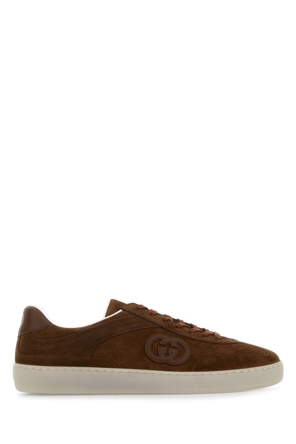 Gucci Brown Suede G75 Sneakers | Balardi (US & Canada)