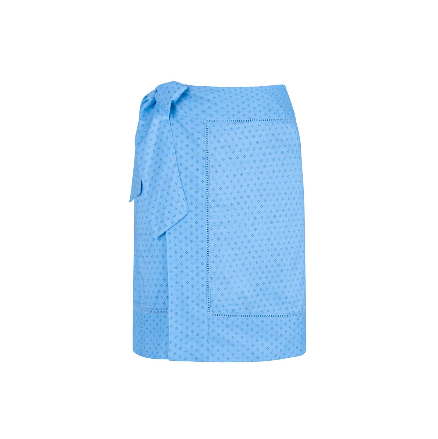 women's le marin blue short pareo | Minnow