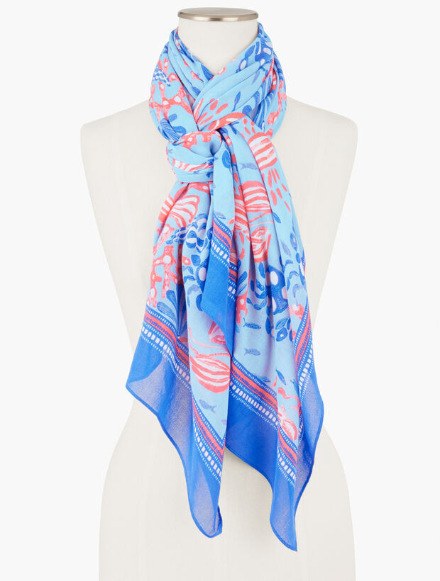 Underwater Vision Oblong Scarf | Talbots