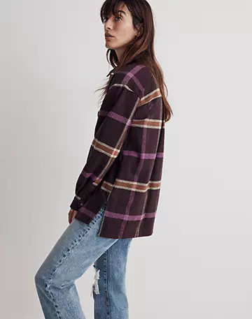 Rigby Shirt-Jacket in Plaid | Madewell