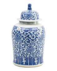 18.5x10 Porcelain Song Blossom Ginger Jar With Lid | Home | Marshalls | Marshalls