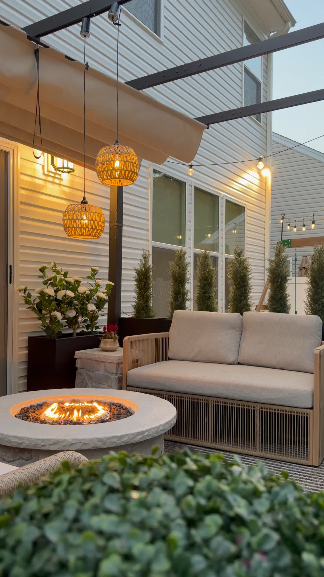 Outdoor glow-up on a budget ✨

Turned my patio into a cozy little oasis with these battery-powered pendant lights 🤍 No wiring, just a simple hook + AA batteries and done!

Under $30 and the vibe is EVERYTHING 

#LTKMothersDay #LTKHome #LTKSeasonal