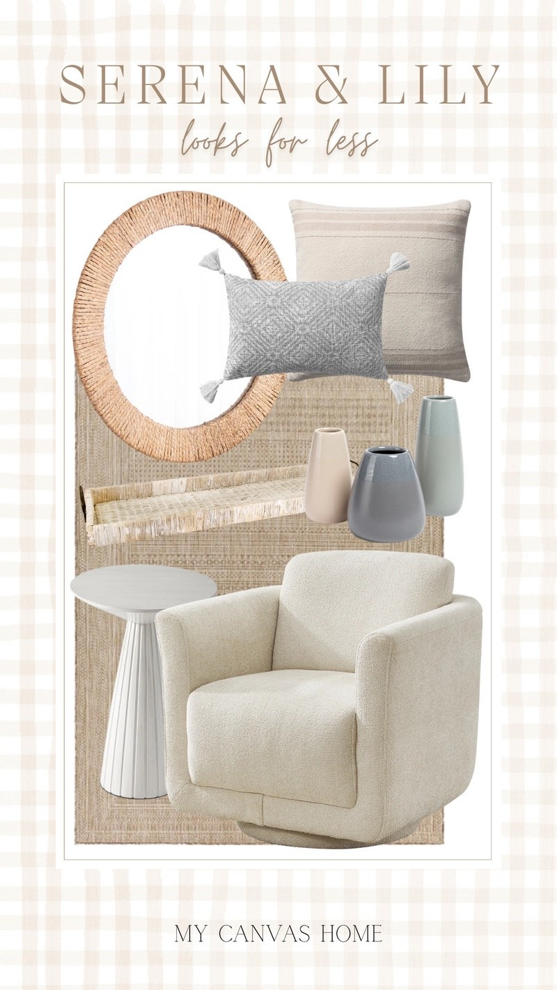 All of these finds give a Serena & Lily vibe with a more approachable price point! 🤍

#LTKHome #LTKSaleAlert