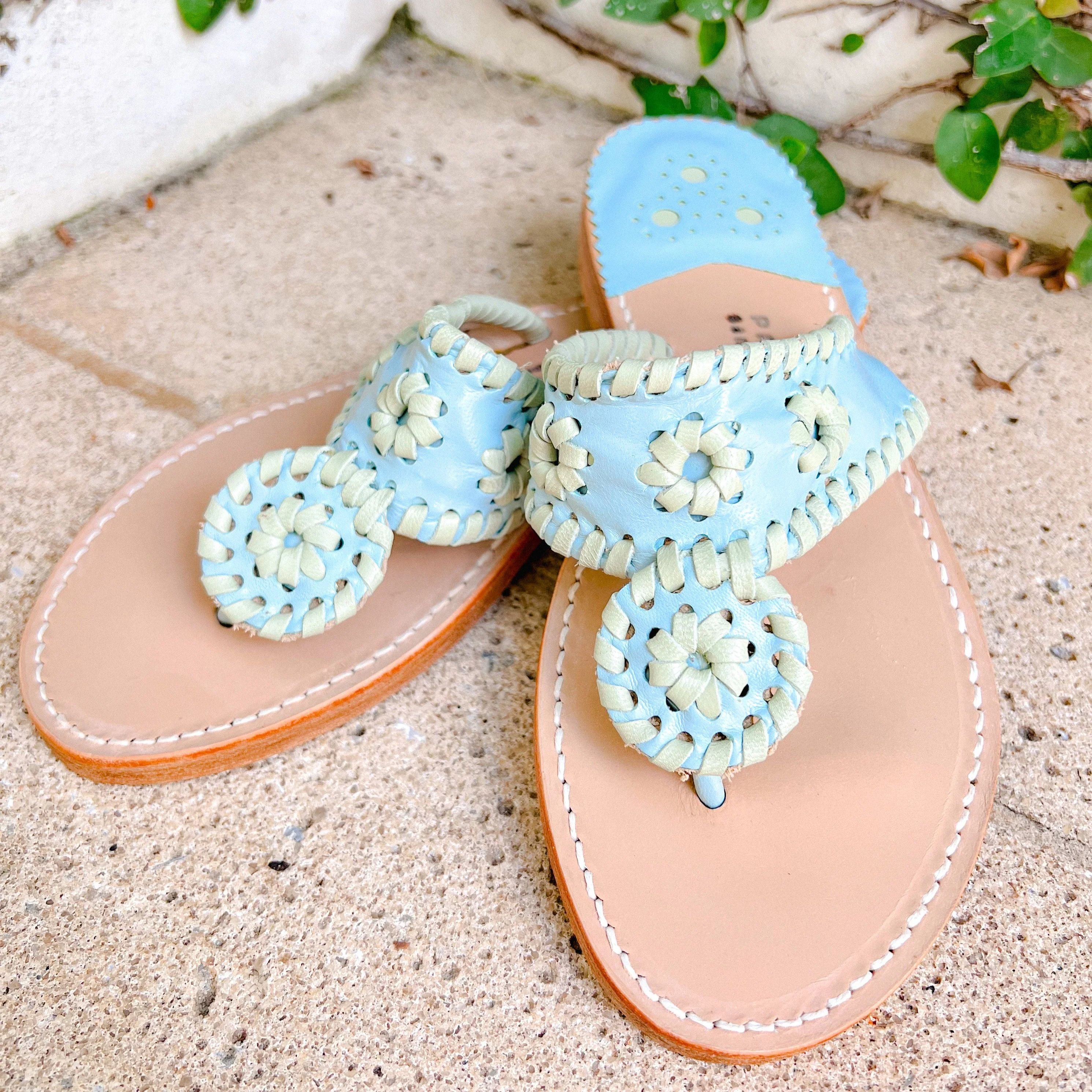 PB Brizzy Blue Multi | Palm Beach Sandals
