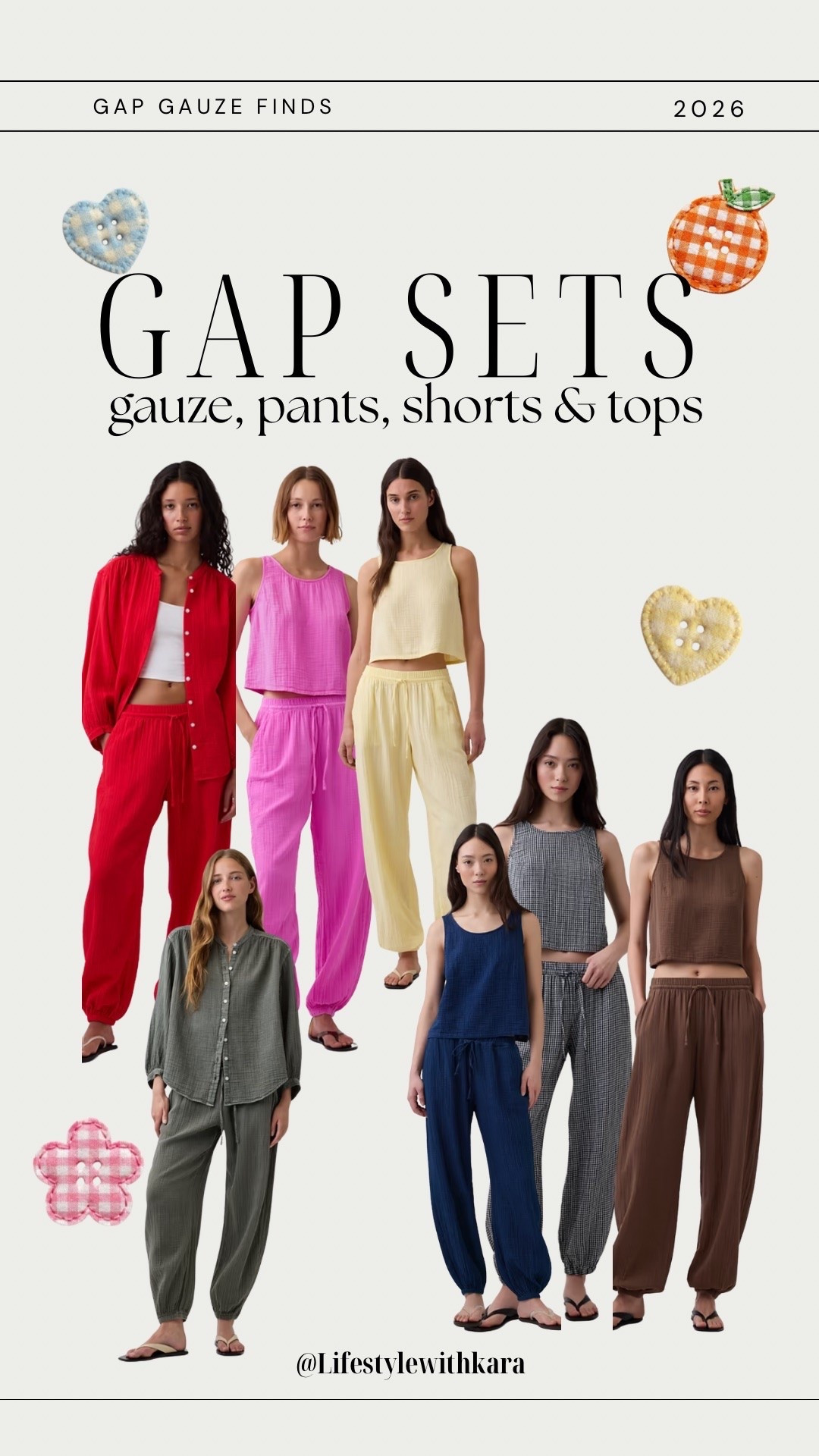 Gauze sets! Comes in different style pants, shorts and tops! ✨👌🏼

#LTKmomlife #LTKootd #LTKSeasonal