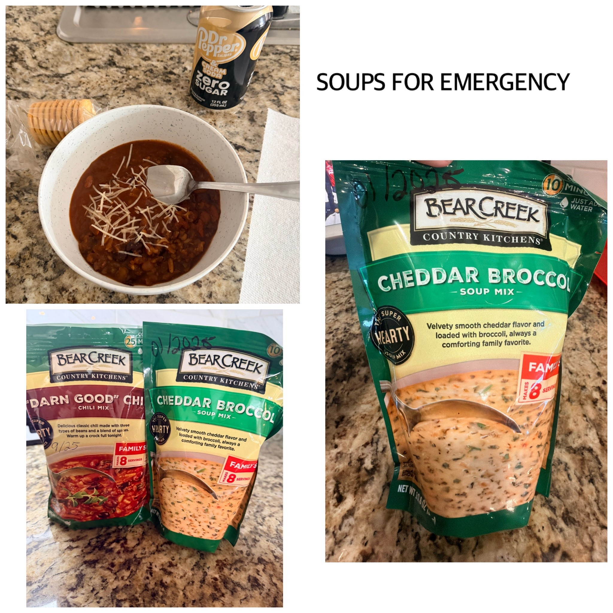 I have these soups on my subscription for future emergencies uses 

#LTKHome