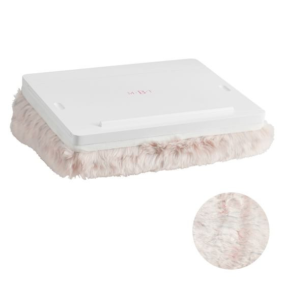 Faux-Fur Superstorage Lapdesk | Pottery Barn Teen