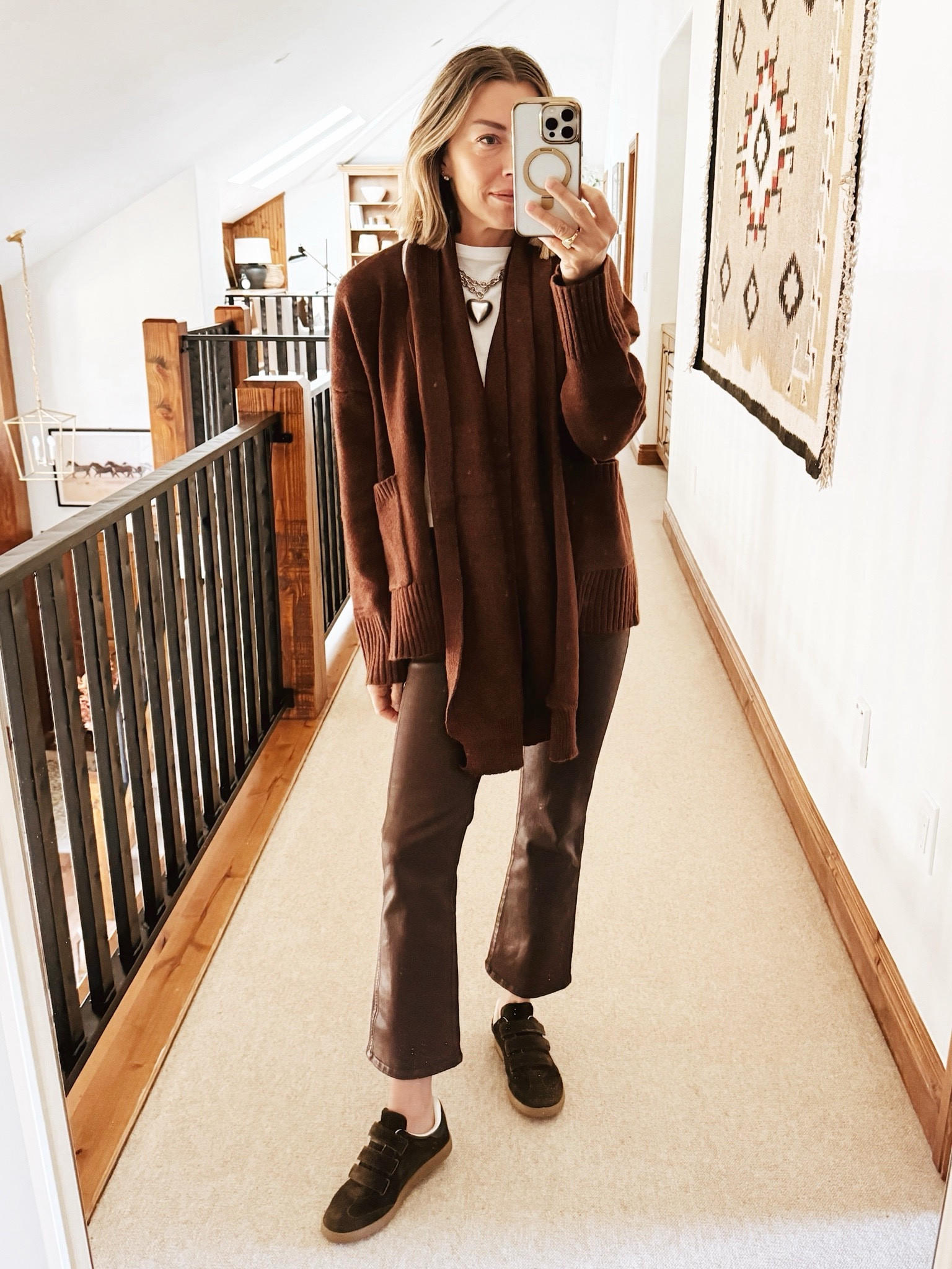 Chocolate brown fall outfit, Amazon cardigan size small


#LTKStyleTip