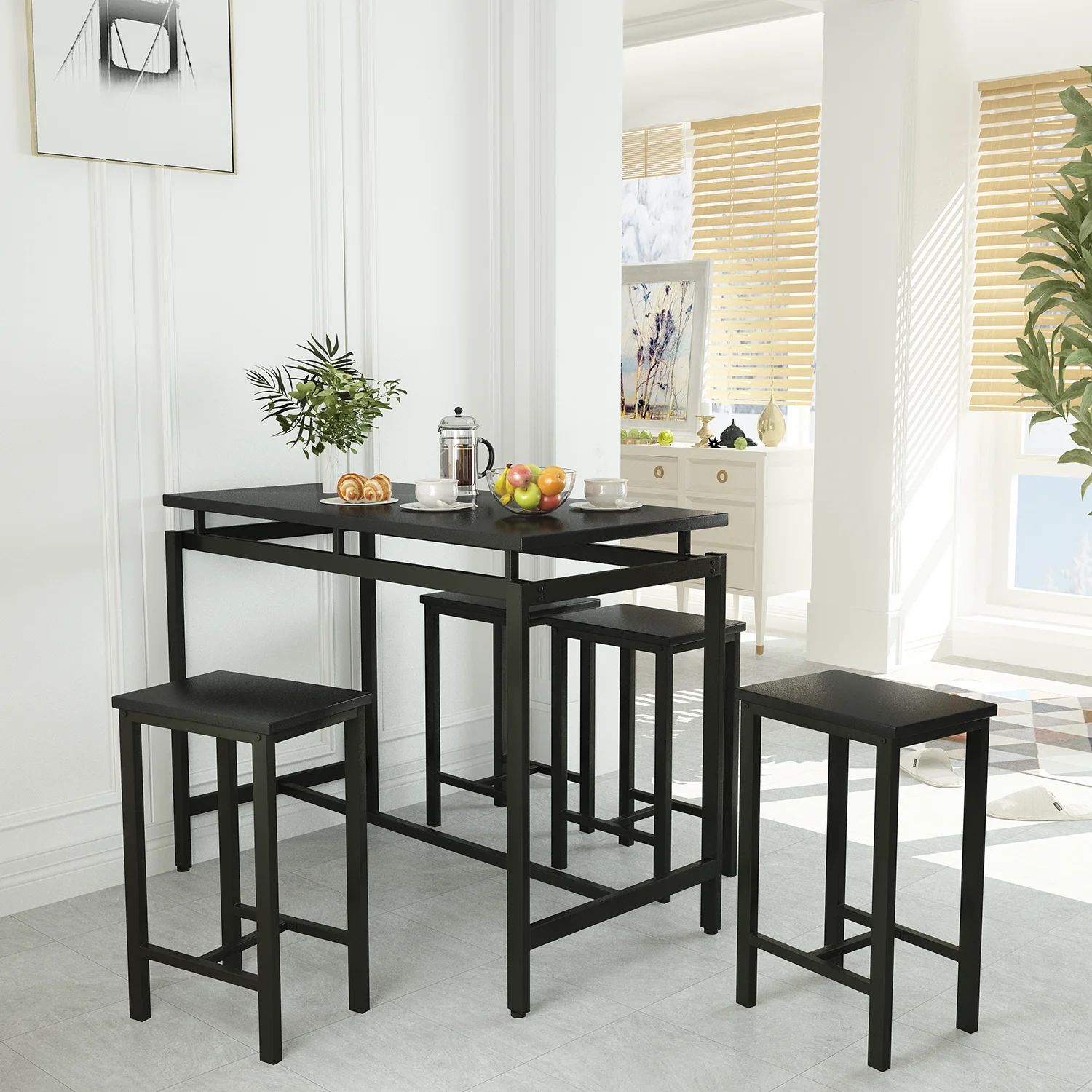 Agnon 4 - Person Counter Height Dining Set | Wayfair North America