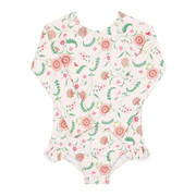 minnow x sister parish girls cloister botanical rashguard one piece | minnow