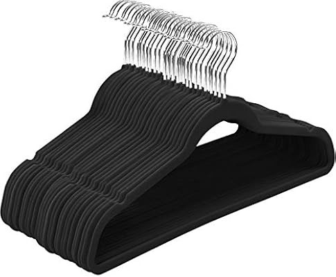 Utopia Home (Pack of 50 Premium Non Slip Velvet Hangers - 360-degree rotatable Hook - Durable & S... | Amazon (US)
