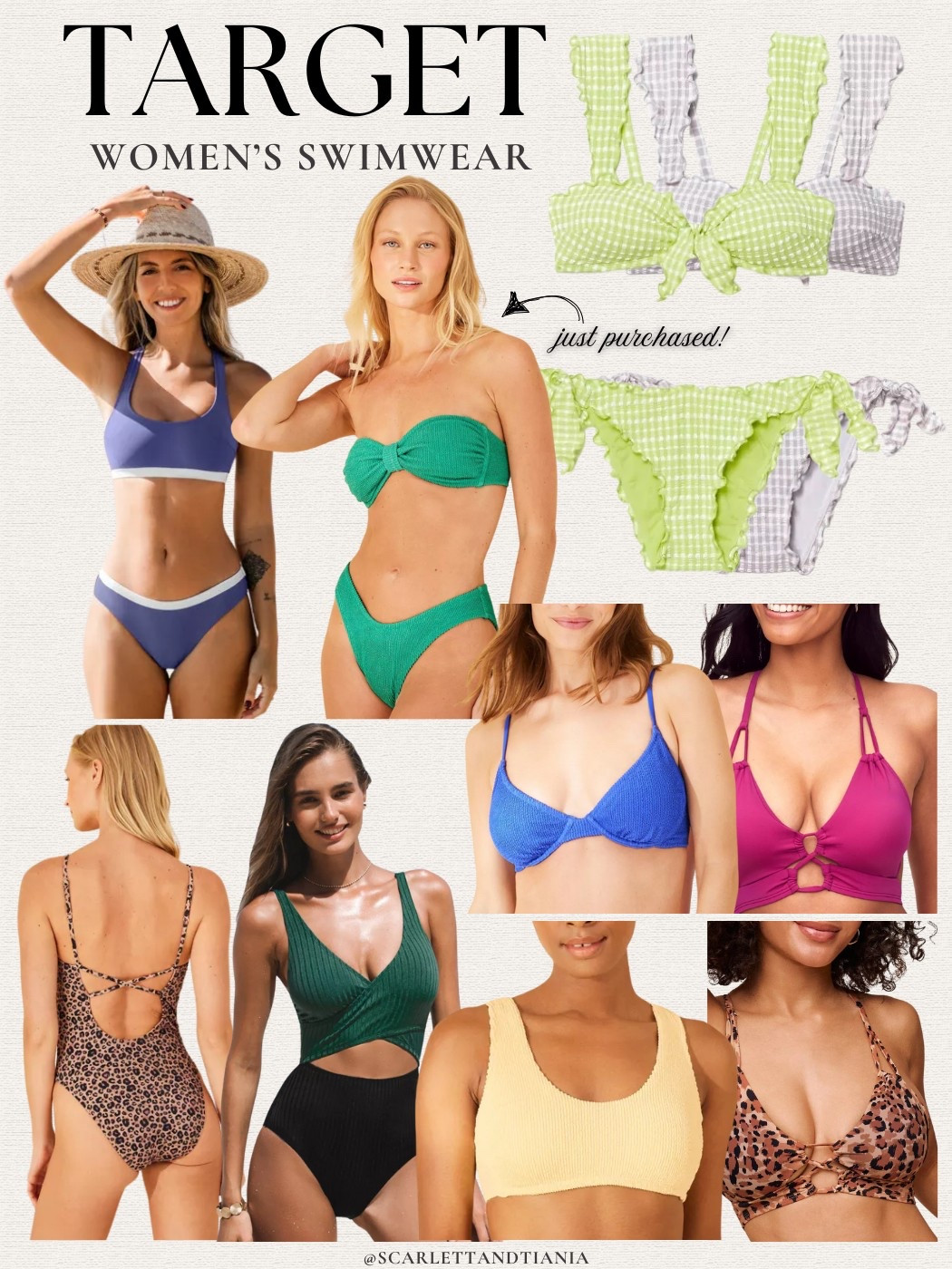 Target has really good swimwear this year!! 👙I just got the emerald green one!

Women’s swim  // target swimwear // target fashion // women’s swimwear // women’s 2 piece bathing suits // women’s  one piece 

#LTKFindsUnder50 #LTKSeasonal #LTKSwim