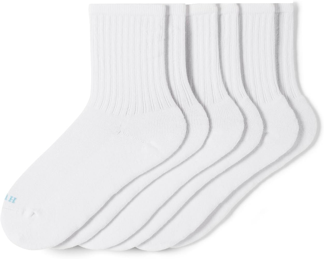 HUE Women's Air Cushion Crew Sock 3 Pair Pack | Amazon (US)
