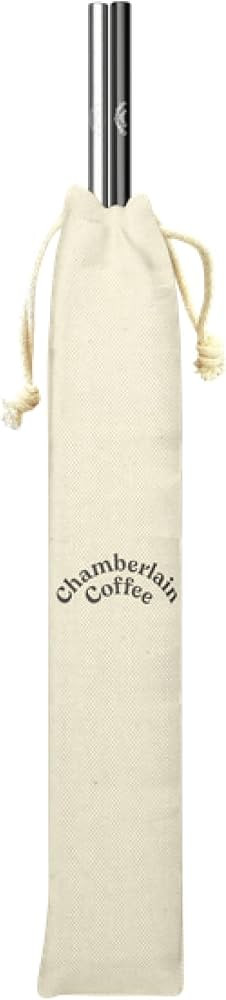 Chamberlain Coffee Eco-Friendly Stainless Steel Straws - Reusable & Dishwasher Safe - 2 Stainless... | Amazon (US)