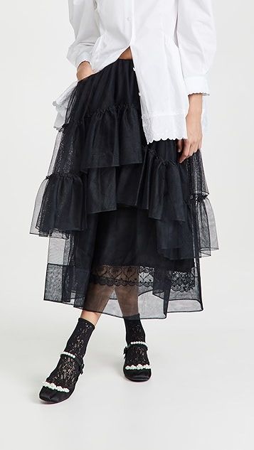 Tiered Ruffle Long Skirt | Shopbop