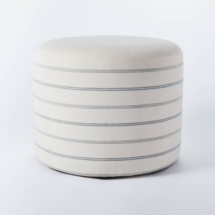 Lynwood Upholstered Round Cube - Threshold™ designed with Studio McGee | Target