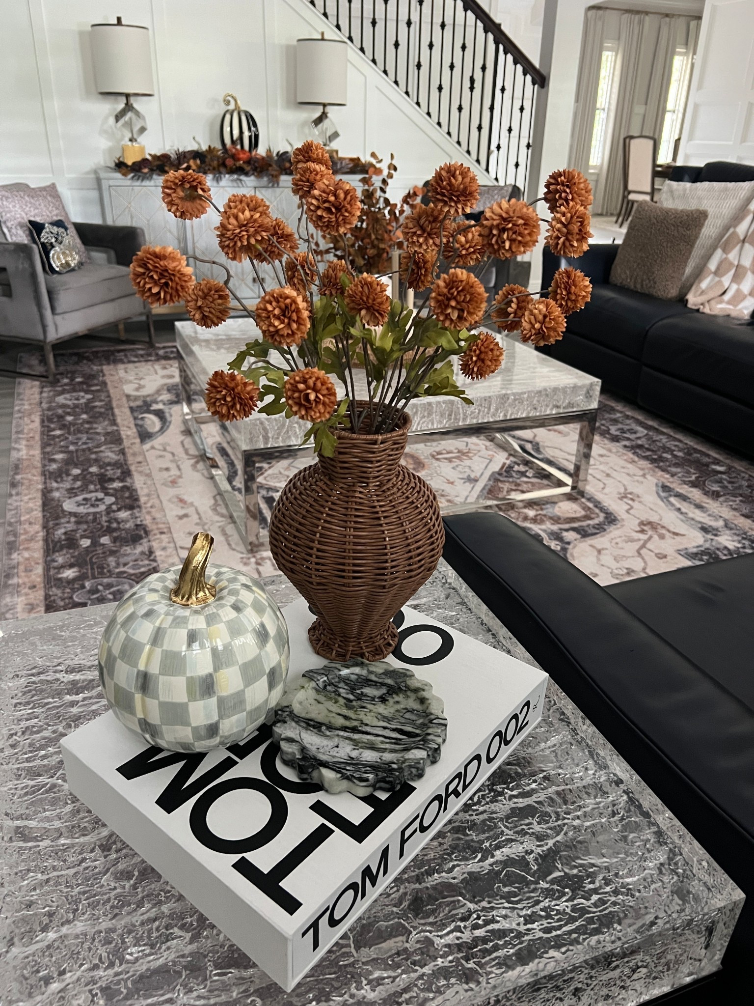 Fall Style - beautiful marble tray, fall stems, rattan vase, Mackenzie Childs + living 

#LTKFindsUnder50 #LTKSeasonal #LTKStyleTip
