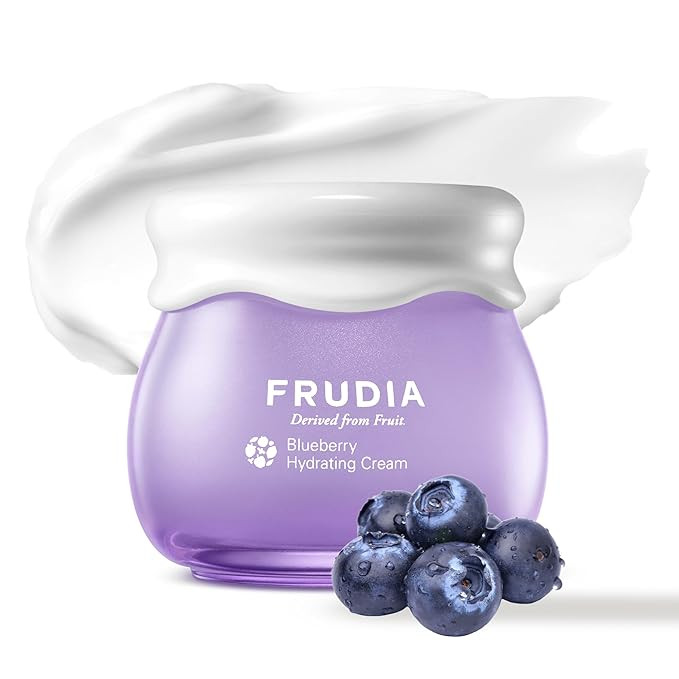 FRUDIA Blueberry Hydrating Face Cream, Vegan Korean Face Moisturizer with 77% Blueberry Extract, ... | Amazon (US)