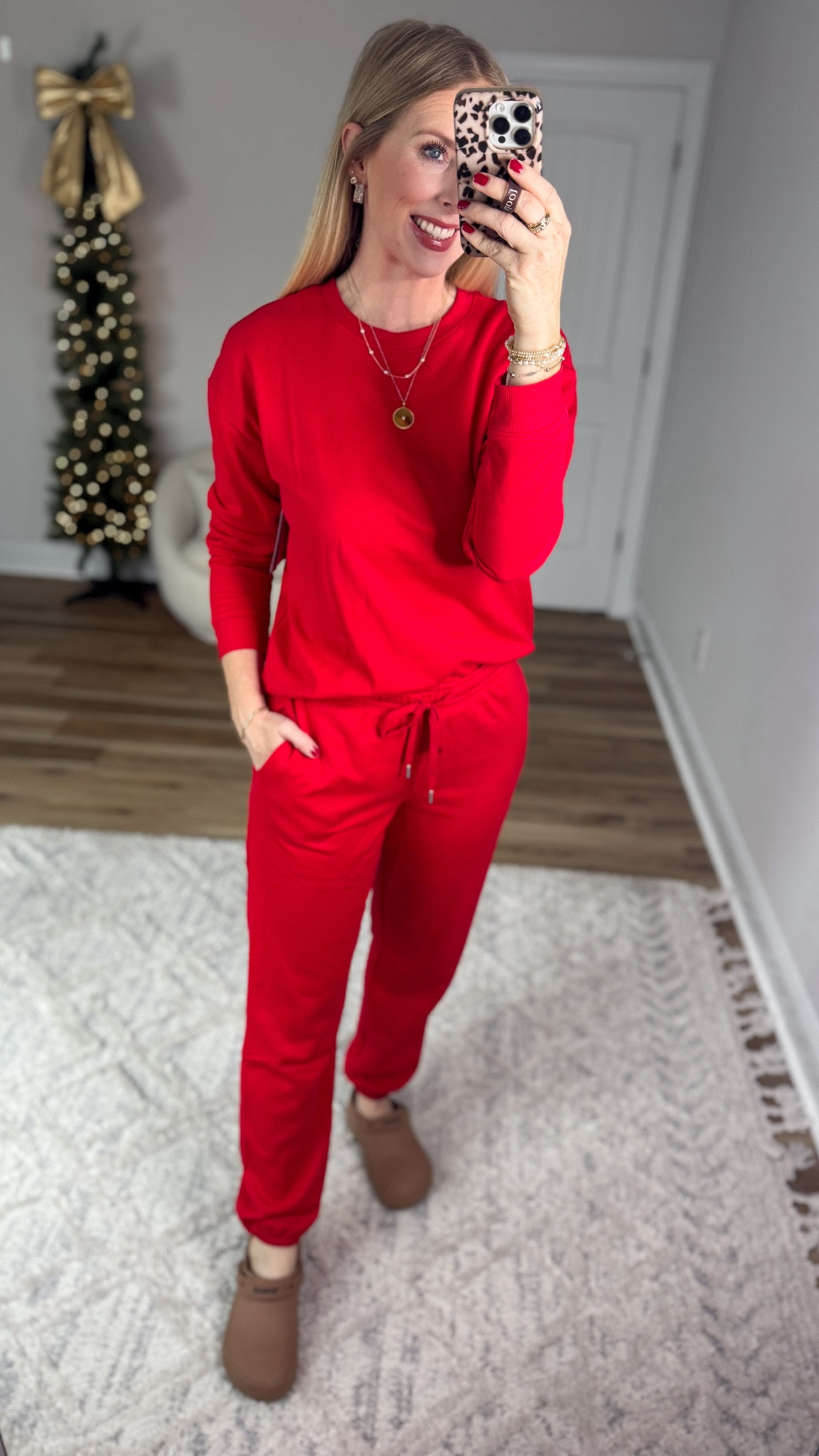 Daily try on, Walmart outfit, Walmart fashion, Walmart try on, red set, crocs

Small 

#LTKFindsUnder50 #LTKootd #LTKHoliday