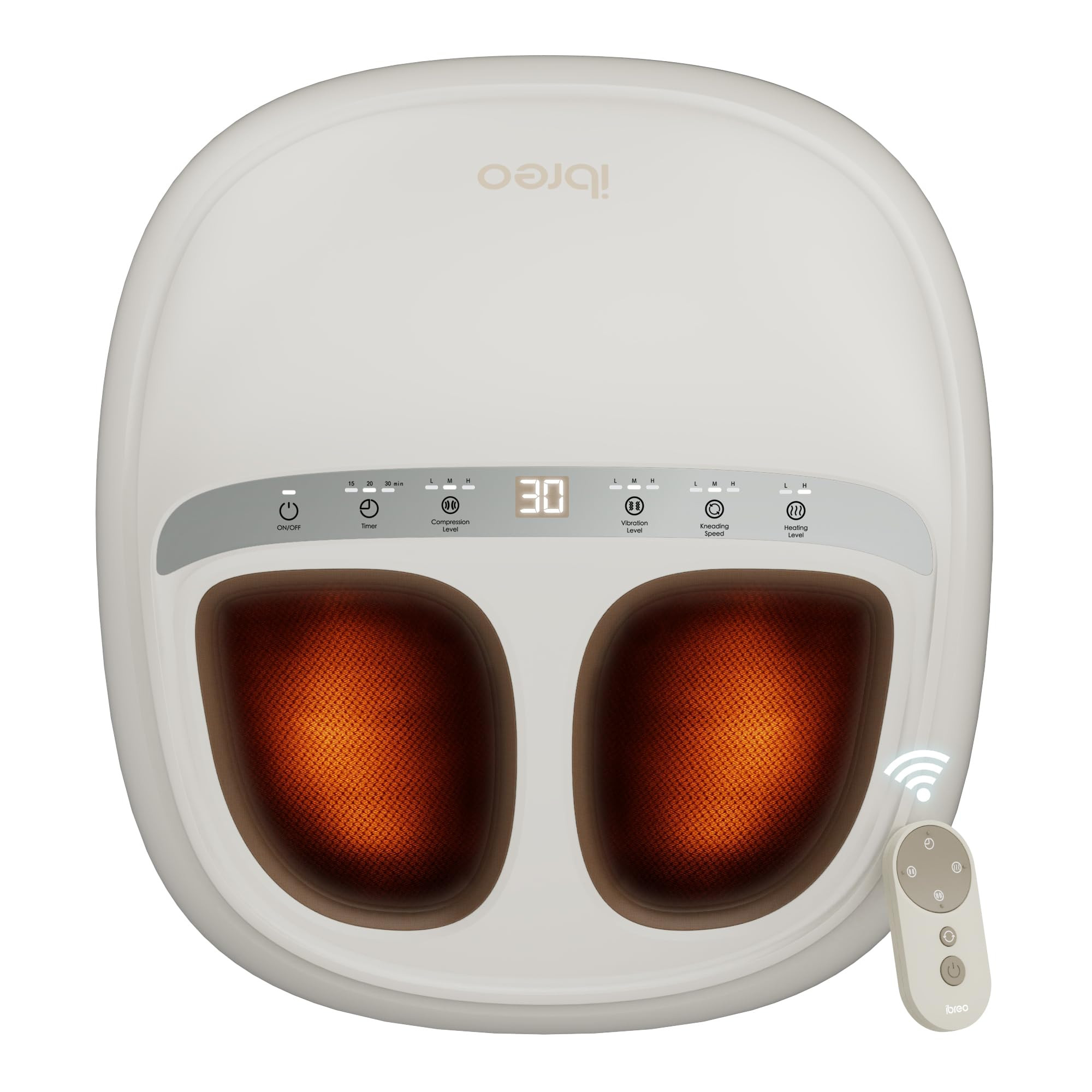 Amazon.com: ibreo 4-in-1 Shiatsu Foot Massager with Heat, Deep Kneading, Air Compression, Vibrati... | Amazon (US)