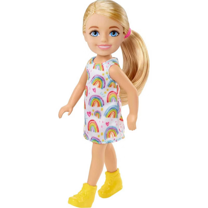 Barbie Chelsea Doll - Rainbow Print Dress | Target
