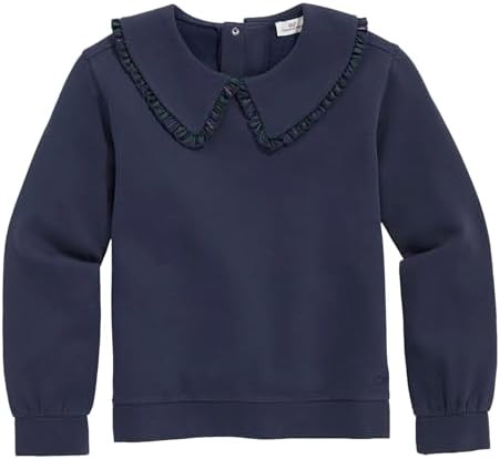 vineyard vines Girls' Ruffle Collar Sweatshirt | Amazon (US)