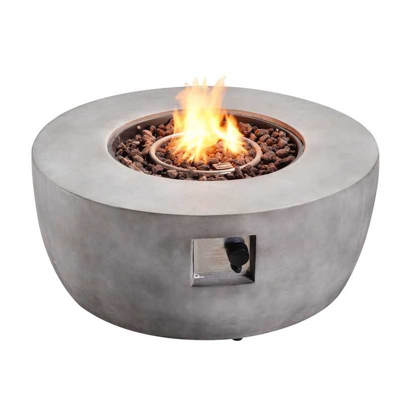 Bogaerts Concrete Propane Fire Pit | Wayfair North America