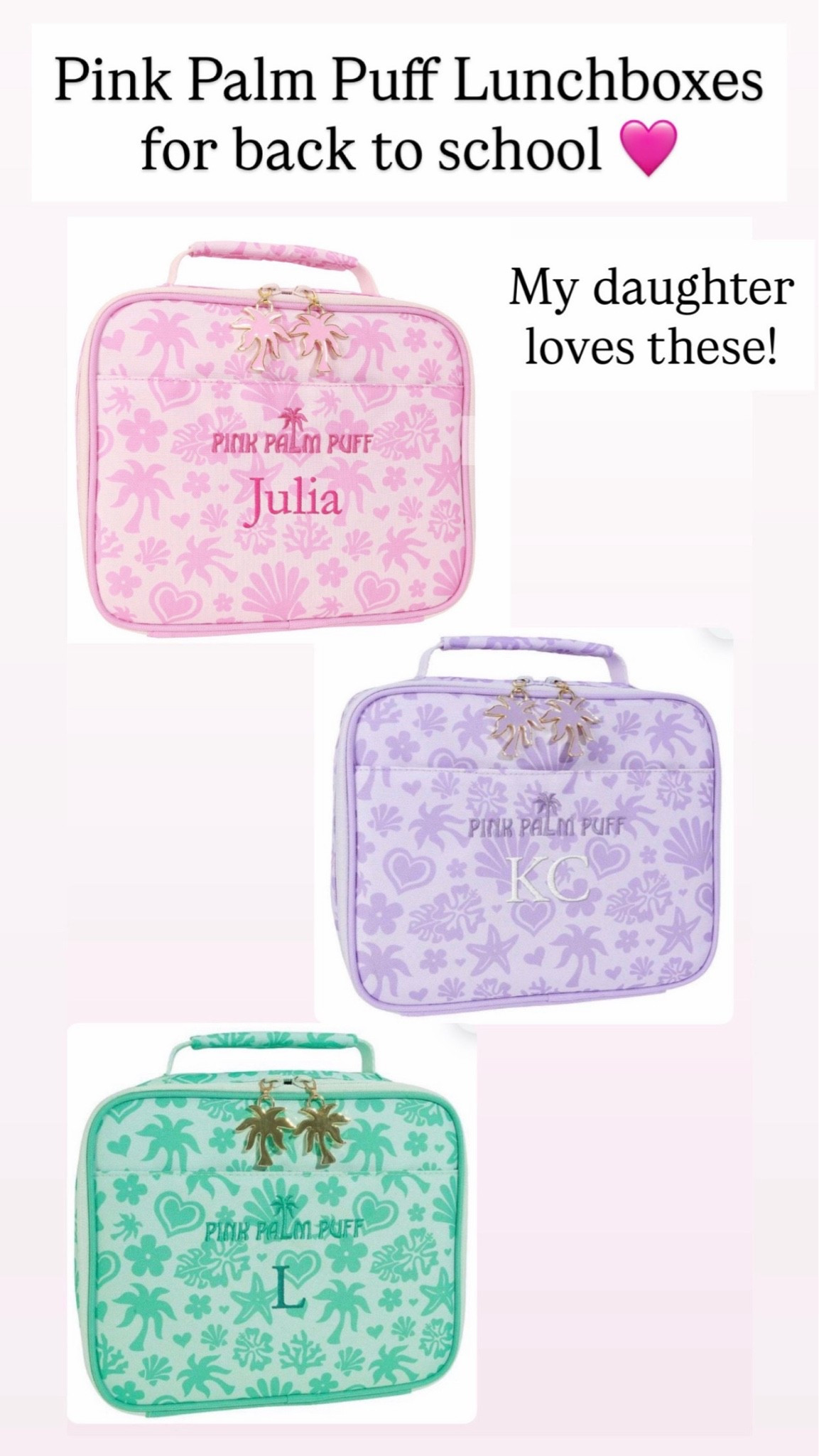 Pink palm puff lunchboxes

#LTKKids