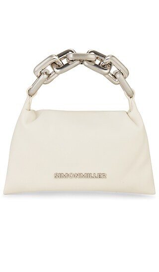 Linked Vegan Leather Mini Puffin Bag in Macadamia | Revolve Clothing (Global)