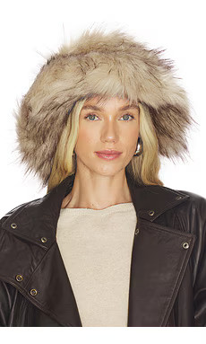 Adrienne Landau The Landau Hat in Onyx Tipped from Revolve.com | Revolve Clothing (Global)