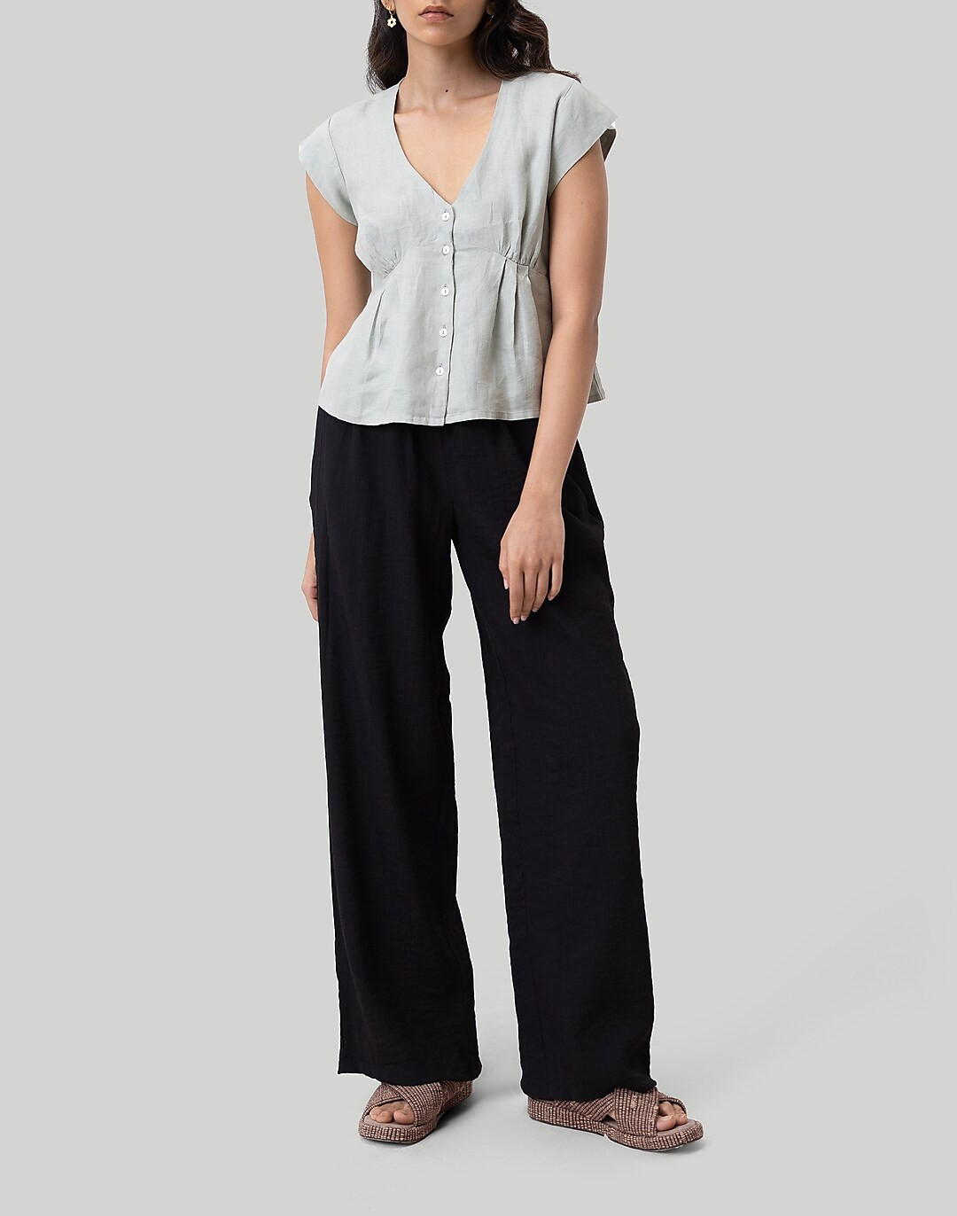 Reistor Deep V-Neck Top | Madewell