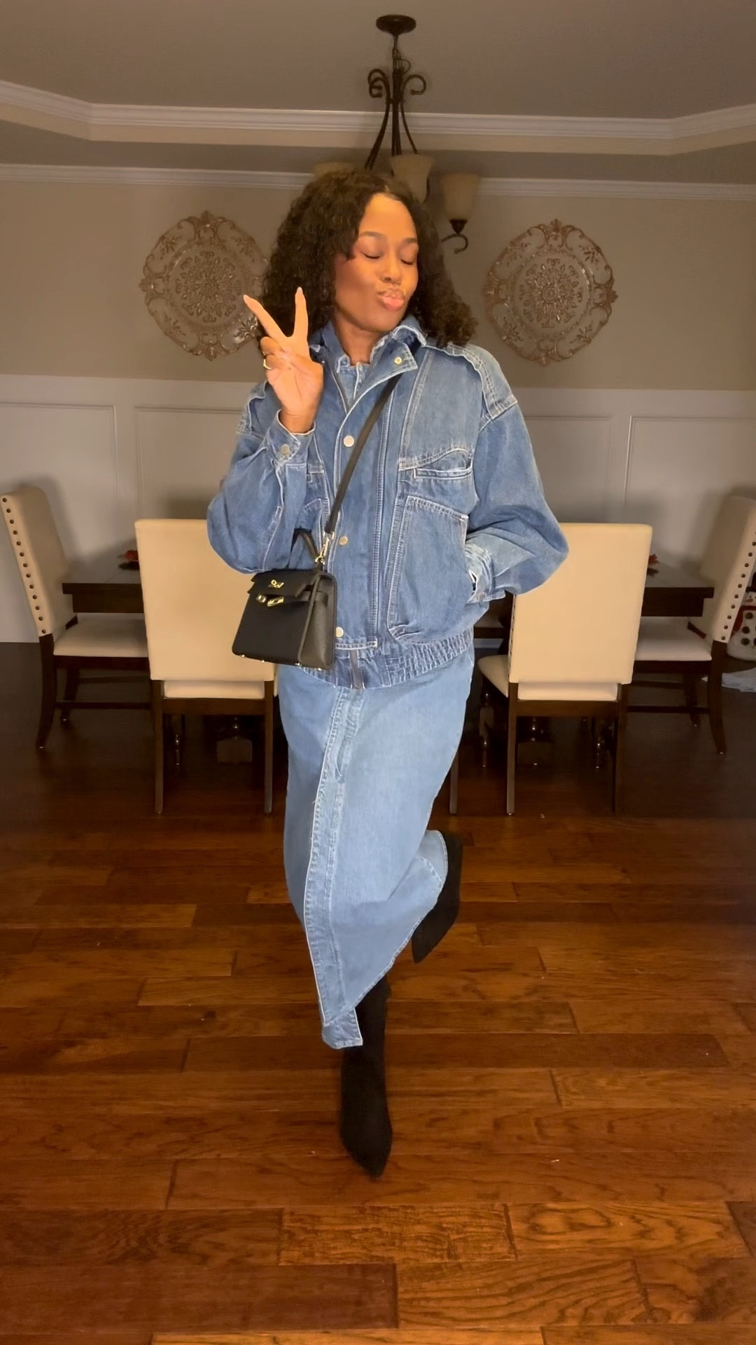 Denim on denim dinner ootd 

#LTKootd #LTKFindsUnder50 #LTKdayinmylife