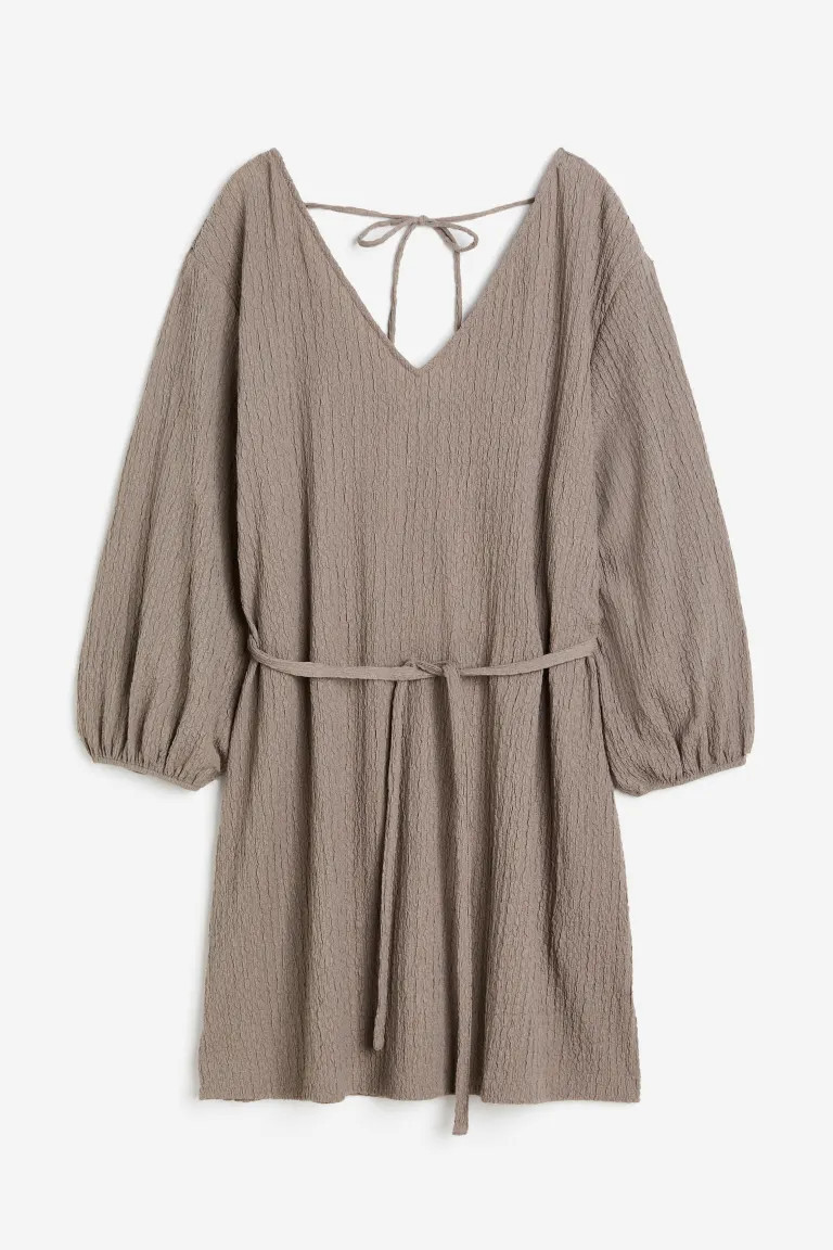 Jerseykleid mit Struktur | H&M (DE, AT, CH, NL, FI)