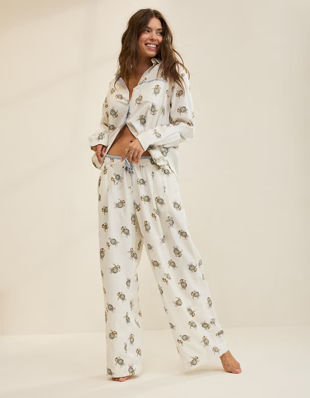 Aerie Flannel Trouser PJ | Aerie