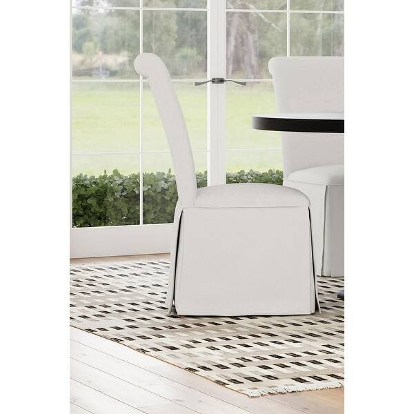 Shawna Upholstered Skirted Dining Chair (Set of 2) - Bed Bath & Beyond - 40543815 | Bed Bath & Beyond