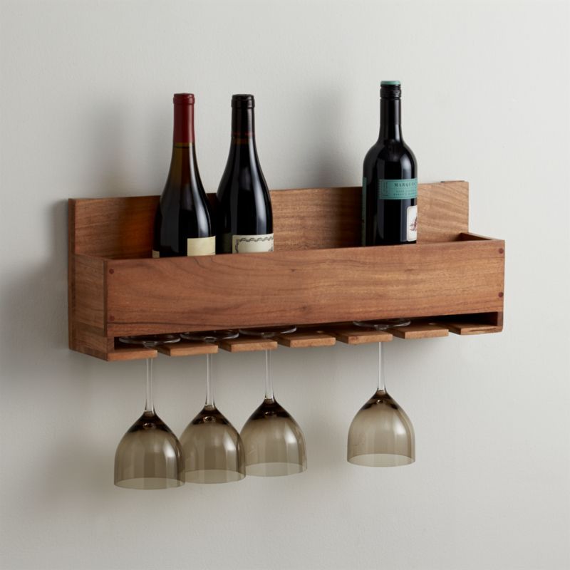 Wine-Stem Rack + Reviews | Crate and Barrel | Crate & Barrel